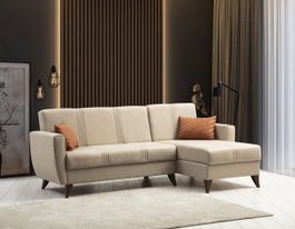 Atelier Del Sofa Zaden Sofá Cama Esquinero Beige